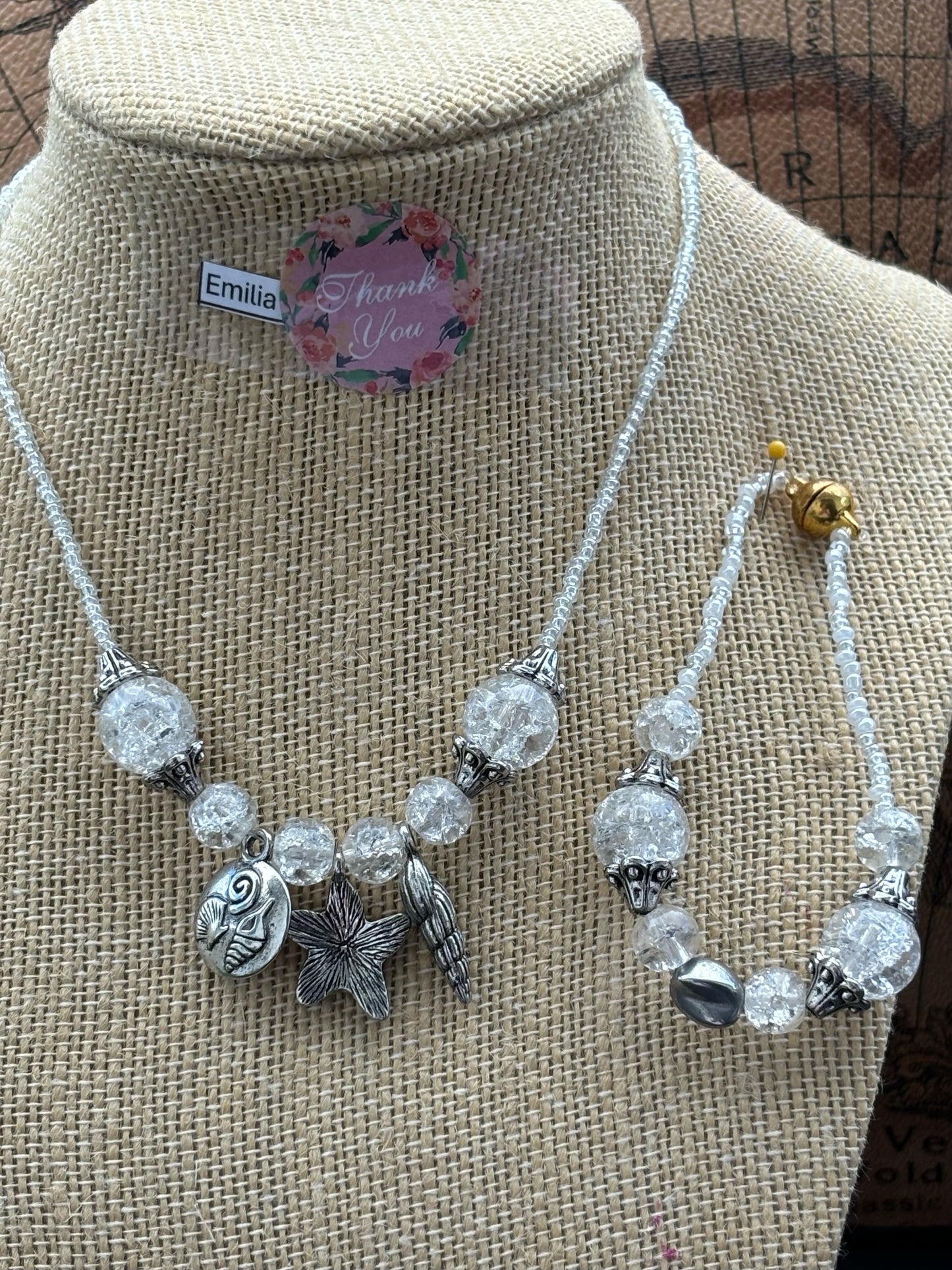 Emillia - Ocean Dream Beaded Necklace
