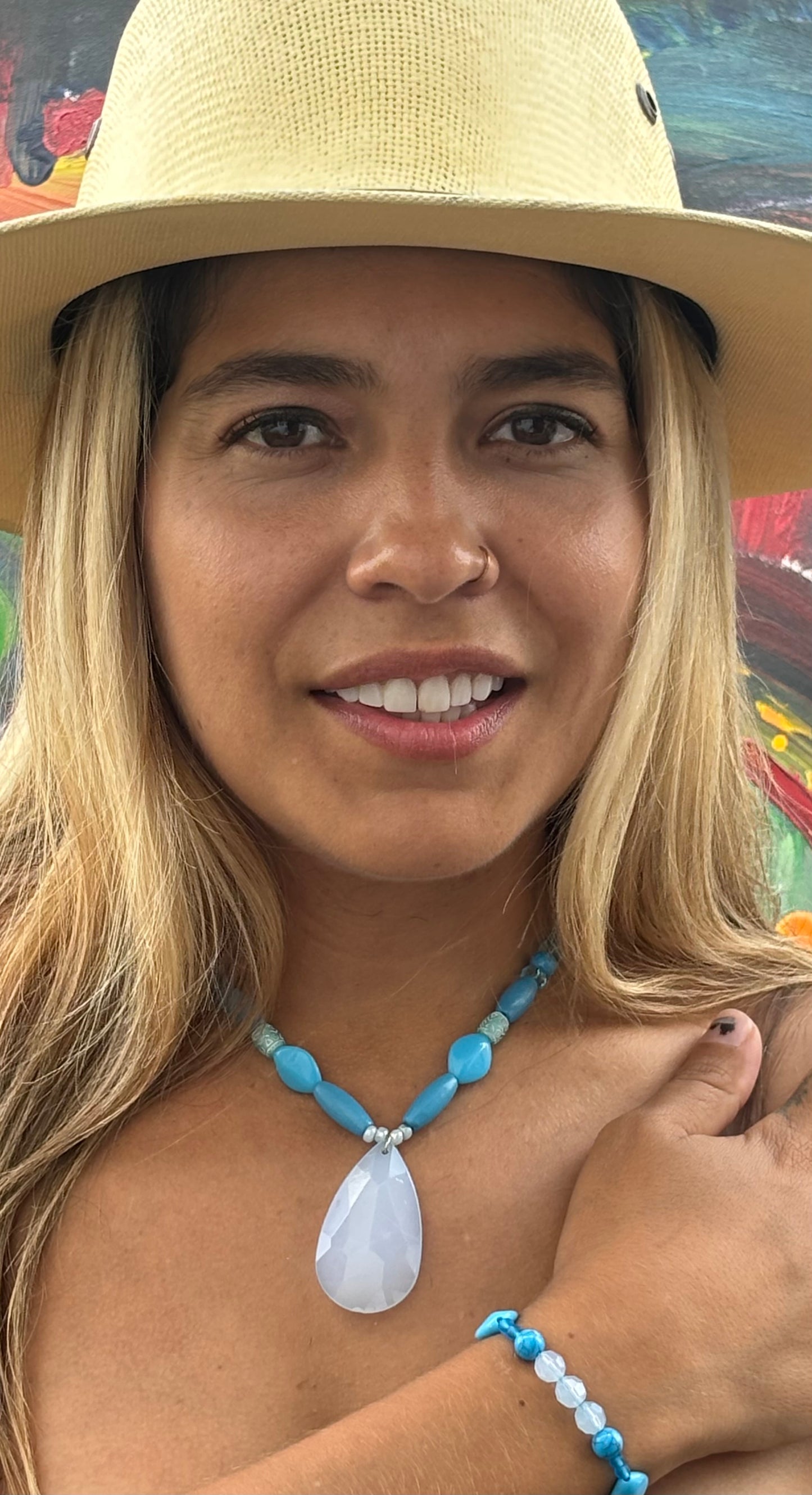 Rachele - Shine Bright, Shine Beautiful Serene Seas Statement Necklace