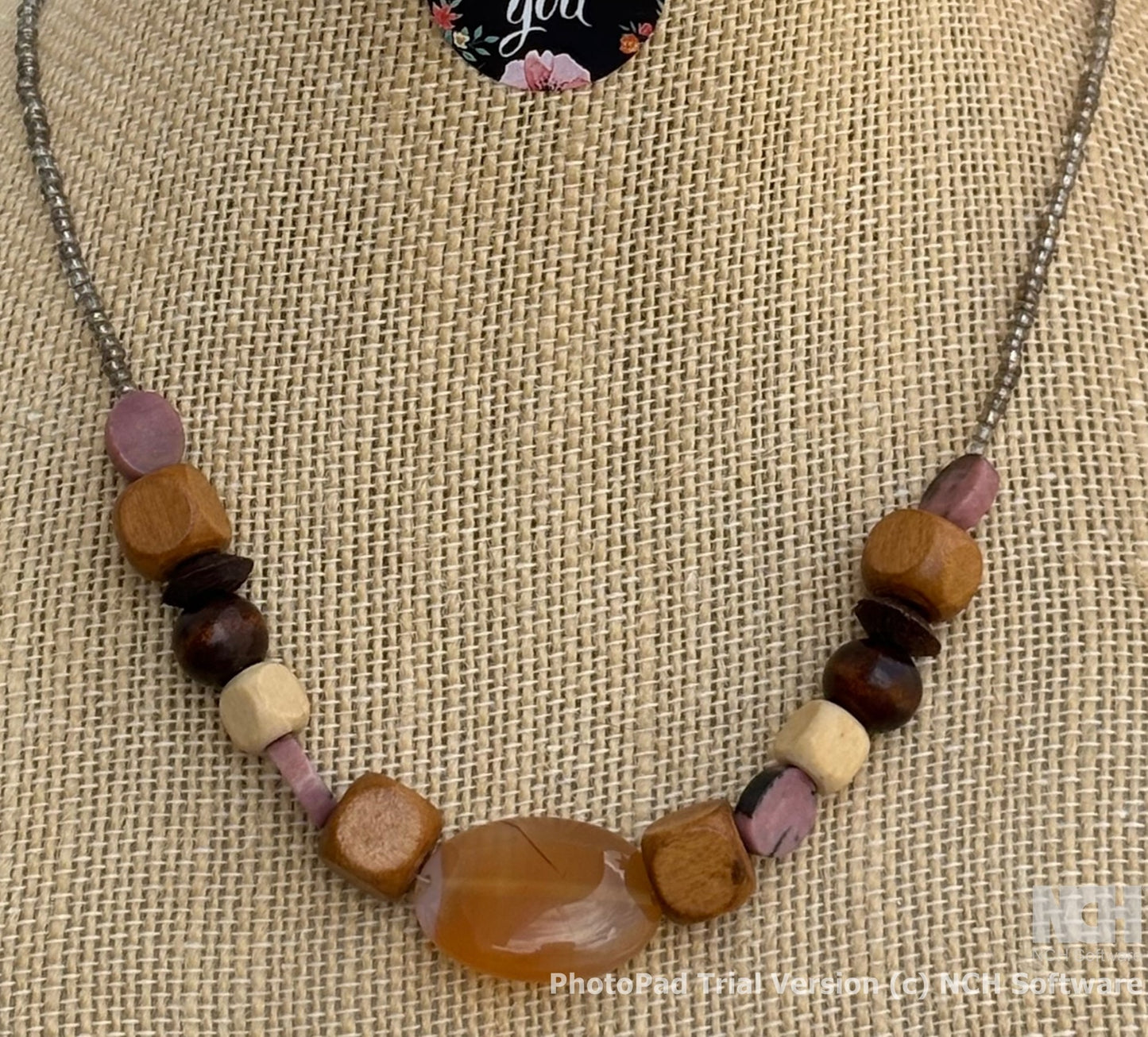 Isabella - Earthy Elegance Beaded Necklace