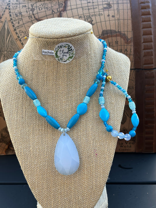 Rachele - Shine Bright, Shine Beautiful Serene Seas Statement Necklace