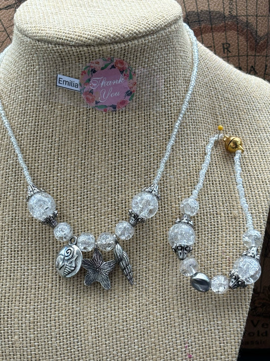 Emillia - Ocean Dream Beaded Necklace
